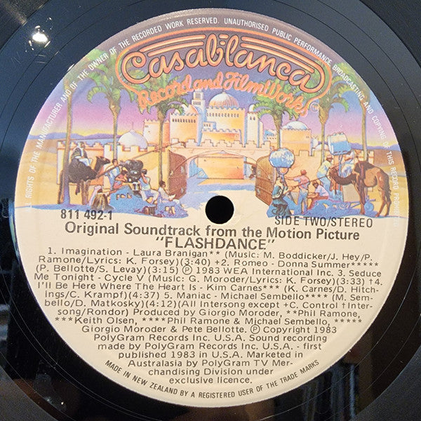 Various : Flashdance (Original Soundtrack From The Motion Picture) (LP, Album)