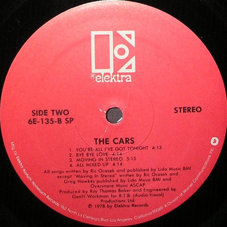 The Cars : The Cars (LP, Album, SP )