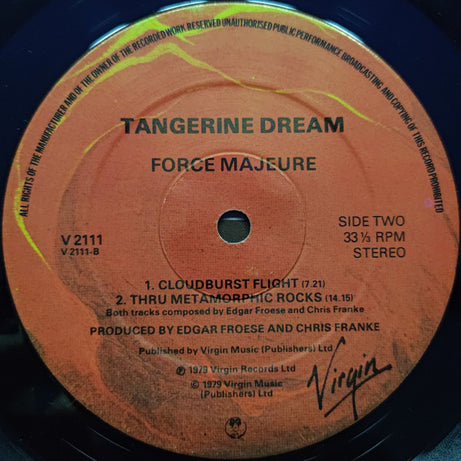 Tangerine Dream : Force Majeure (LP, Album)