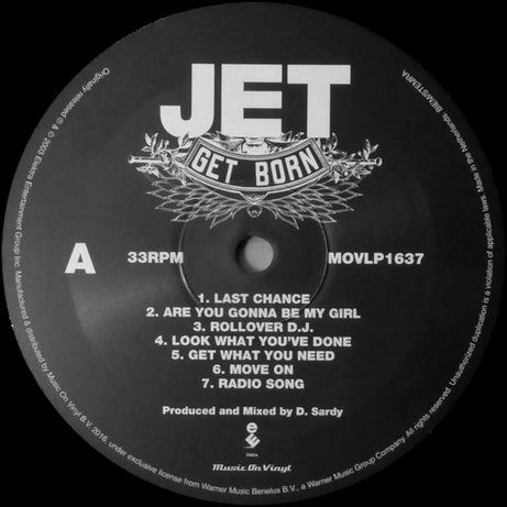 Jet (2) : Get Born (LP, Album, RE, 180)