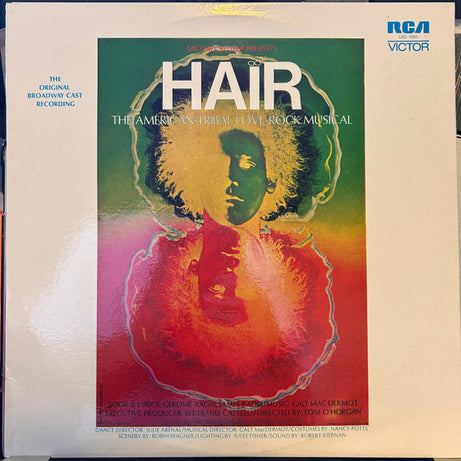 Various : Hair - The American Tribal Love-Rock Musical (The Original Broadway Cast Recording) (LP, Album, RE, Ora)