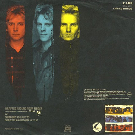 The Police : Wrapped Around Your Finger (7", Single, Ltd)