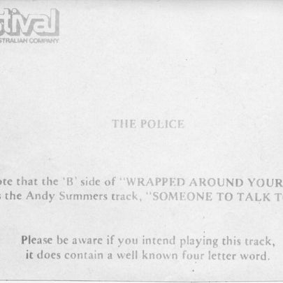 The Police : Wrapped Around Your Finger (7", Single, Ltd)