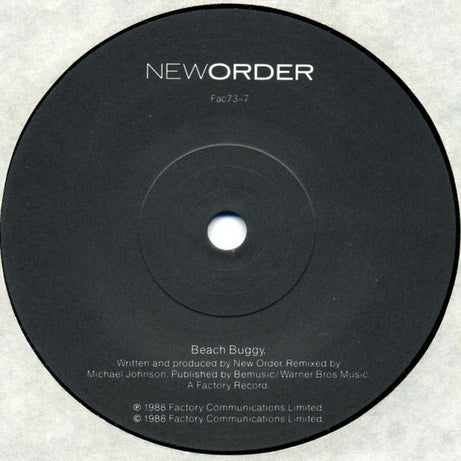 New Order : Blue Monday 1988 (7", Single)