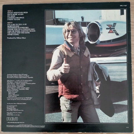 John Denver : Live At The Sydney Opera House (LP, Album, RE)