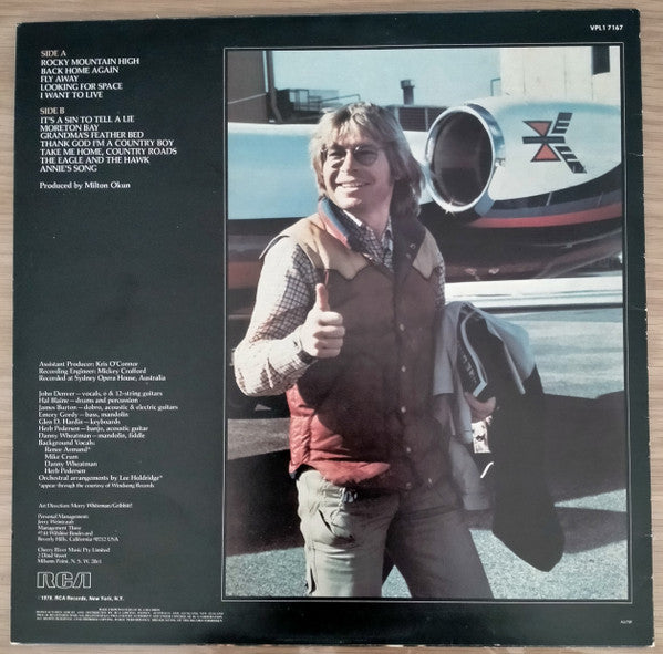 John Denver : Live At The Sydney Opera House (LP, Album, RE)