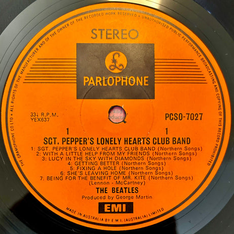 The Beatles : Sgt. Pepper's Lonely Hearts Club Band (LP, Album, RP)