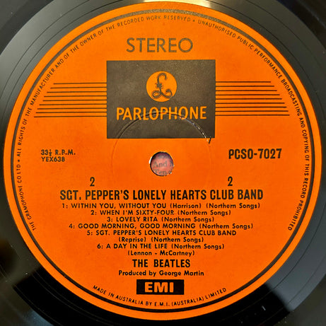 The Beatles : Sgt. Pepper's Lonely Hearts Club Band (LP, Album, RP)