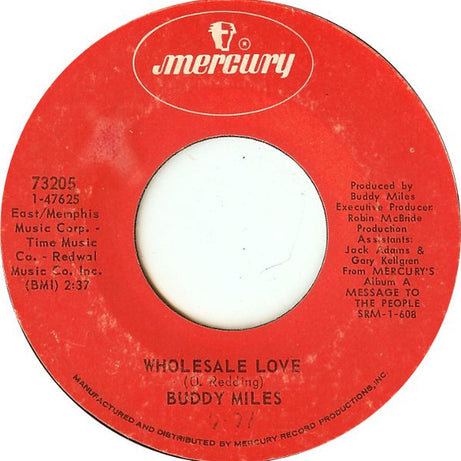 Buddy Miles : Wholesale Love (7", Styrene, PRC)