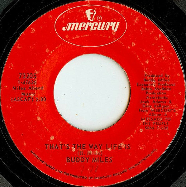 Buddy Miles : Wholesale Love (7", Styrene, PRC)