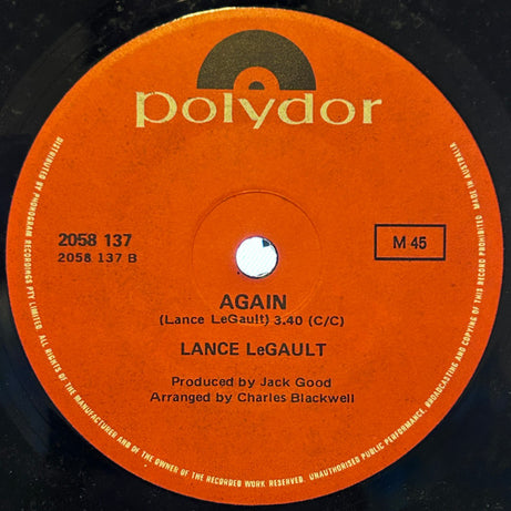 Lance LeGault : Again (7")