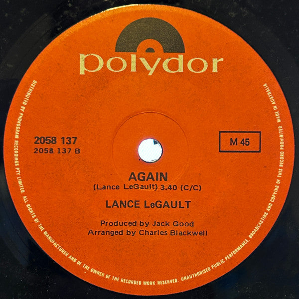 Lance LeGault : Again (7")