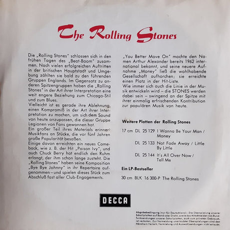 The Rolling Stones : The Last Time / Play With Fire (7", Single, Mono)