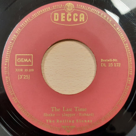 The Rolling Stones : The Last Time / Play With Fire (7", Single, Mono)