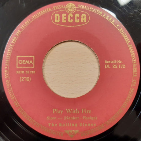 The Rolling Stones : The Last Time / Play With Fire (7", Single, Mono)