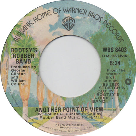 Bootsy's Rubber Band : Can't Stay Away / Another Point Of View (7", Los)