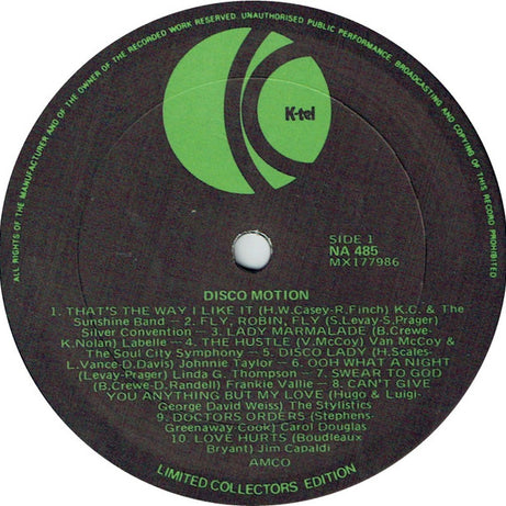 Various : Disco Motion (LP, Comp, Ltd)