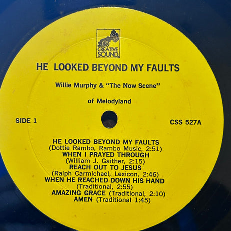 Willie Murphy (3) : He Looked Beyond My Faults (LP, Album)