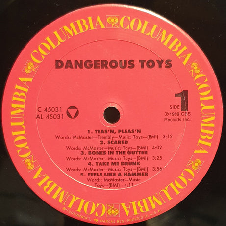 Dangerous Toys : Dangerous Toys (LP, Album)