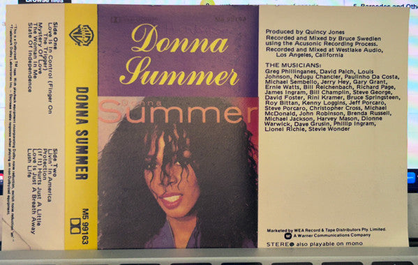 Donna Summer : Donna Summer (Cass, Album)