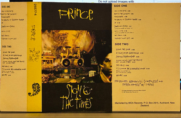 Prince : Sign "O" The Times (Cass, Album, Whi)