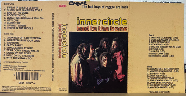 Inner Circle : Bad To The Bone (Cass, Album)