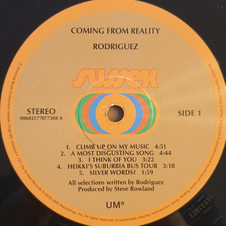 Rodriguez* : Coming From Reality (LP, RP)