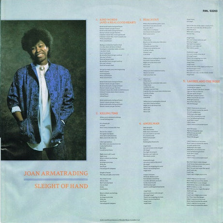 Joan Armatrading : Sleight Of Hand (LP, Album)