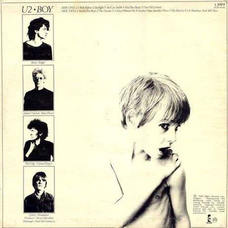 U2 : Boy (LP, Album, RP, 20t)
