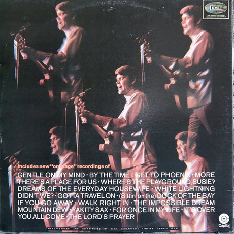 Glen Campbell : Live (2xLP, Album, RE, Ora)