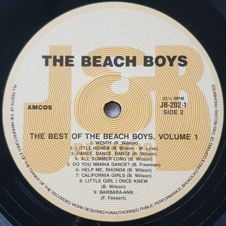 The Beach Boys : The Very Best Of...Volume 1 (LP, Comp)