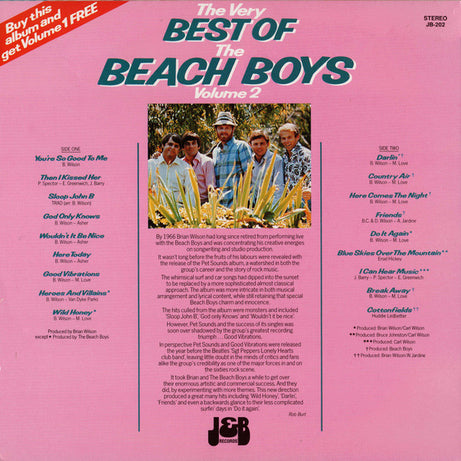 The Beach Boys : The Very Best Of The Beach Boys (Volume 2) (LP, Comp)