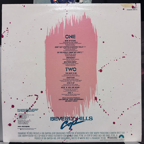 Various : Music From The Motion Picture Soundtrack - Beverly Hills Cop (LP, Comp)