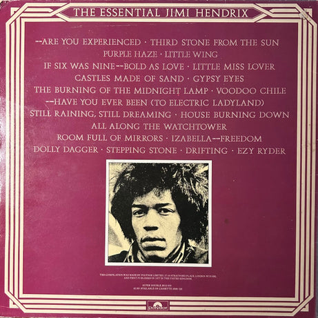 Jimi Hendrix : The Essential Jimi Hendrix (2xLP, Comp)