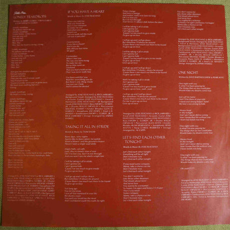 José Feliciano : Romance In The Night (LP, Album)