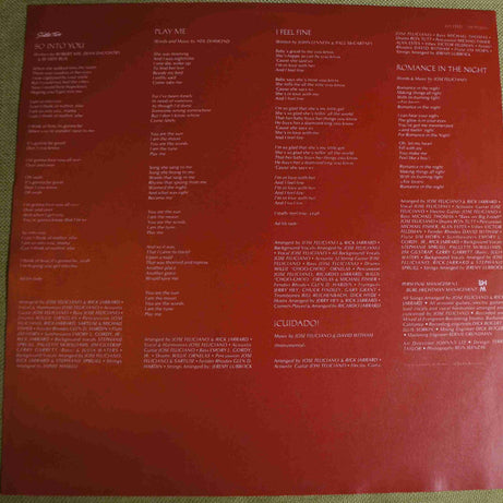 José Feliciano : Romance In The Night (LP, Album)
