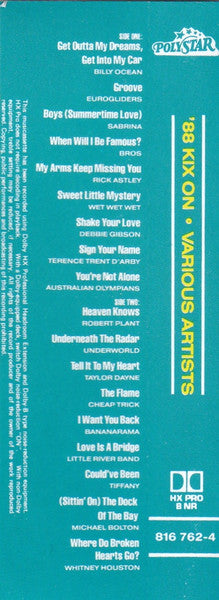 Various : '88 Kix On (Cass, Comp)