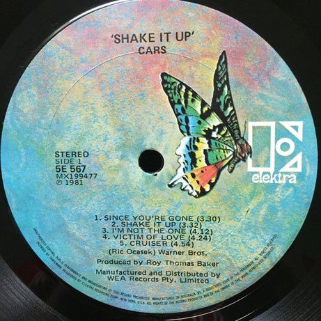 The Cars : Shake It Up (LP, Album)