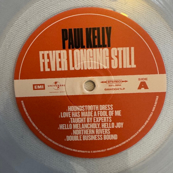 Paul Kelly (2) : Fever Longing Still (LP, Album, Cle)