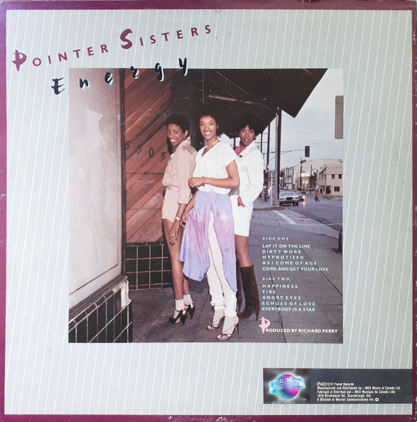 Pointer Sisters : Energy (LP, Album)