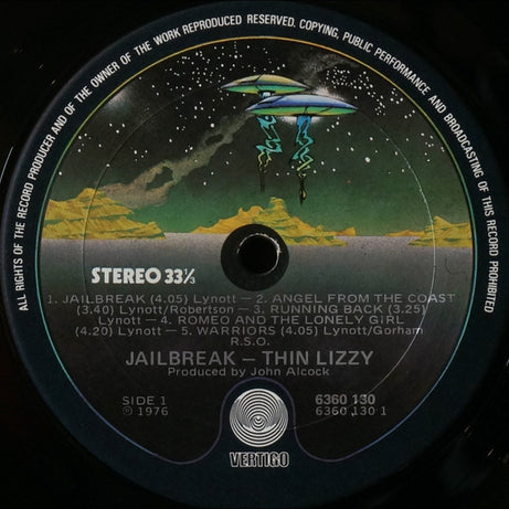 Thin Lizzy : Jailbreak (LP, Album)