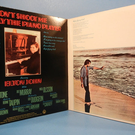 Elton John : Don't Shoot Me I'm Only The Piano Player (LP, Album, Glo)