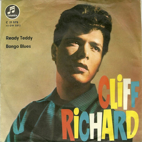 Cliff Richard : Ready Teddy / Bongo Blues (7", Single, RP, BIE)