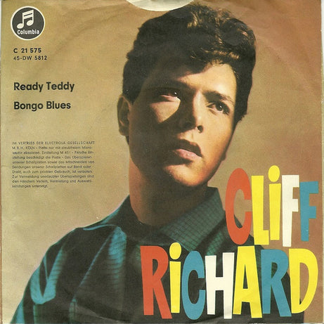Cliff Richard : Ready Teddy / Bongo Blues (7", Single, RP, BIE)