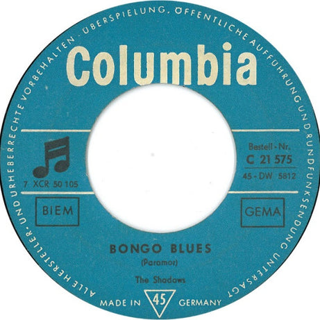 Cliff Richard : Ready Teddy / Bongo Blues (7", Single, RP, BIE)