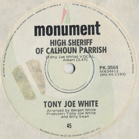 Tony Joe White : Groupy Girl (7")