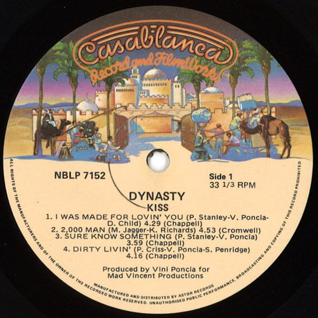 Kiss : Dynasty (LP, Album)
