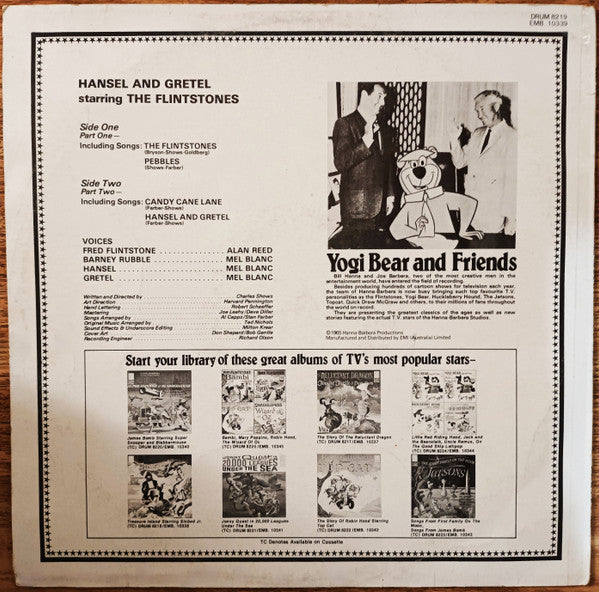 The Flintstones : Hansel & Gretel Starring The Flintstones  (LP, Album)
