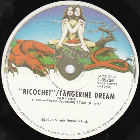 Tangerine Dream : Ricochet (LP, Album)