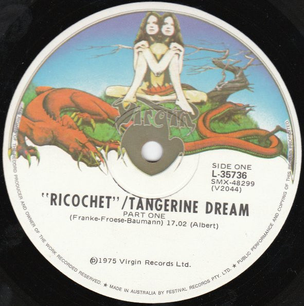 Tangerine Dream : Ricochet (LP, Album)